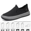 Men's Spring/Summer Slip-On Mesh Casual Shoes – Odorless & Durable for Middle-Aged and Elderly