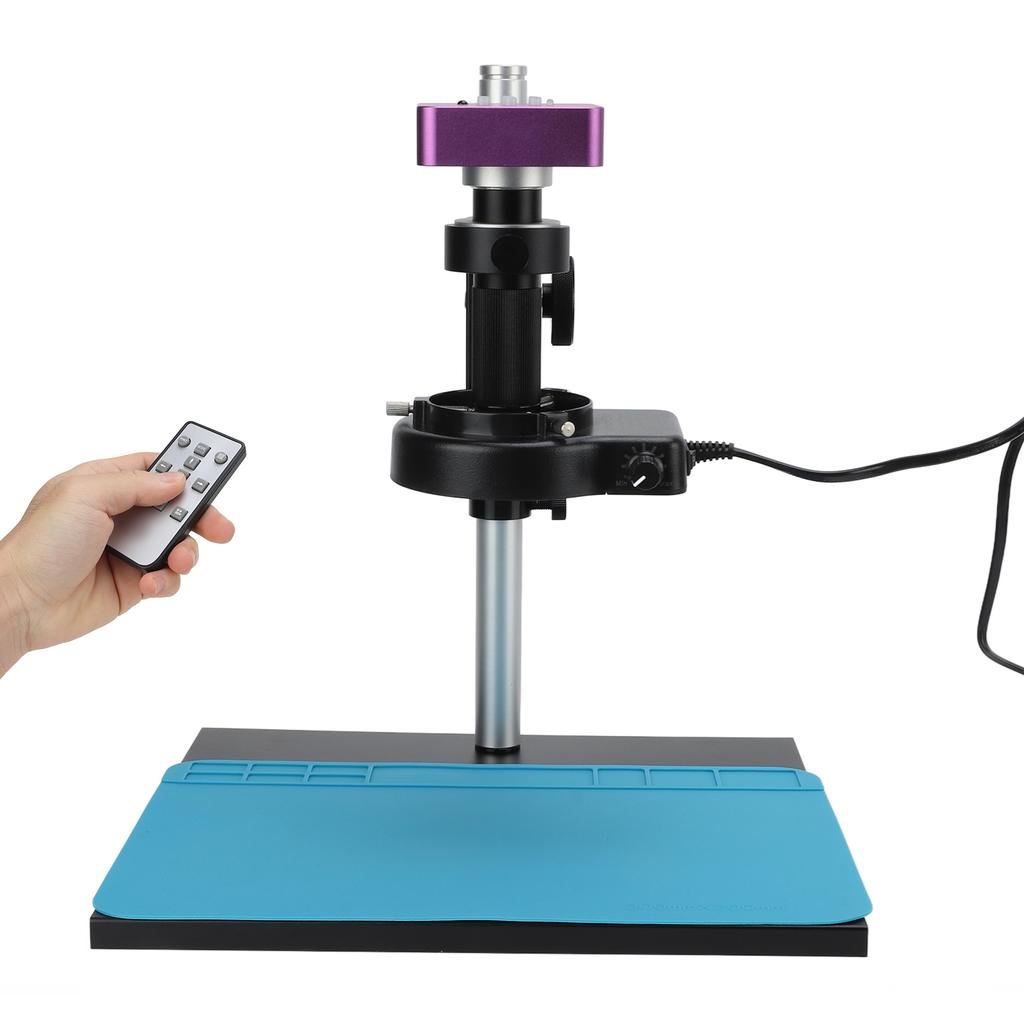 51 Million Pixels High Definition Industrial Video Microscope Camera with 150X C MOUNT Lens 56 LEDs Ring Light