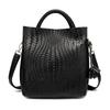 2026 Women's Genuine Cowhide Handbag - Large Capacity, New Woven Pattern Mother's Tote