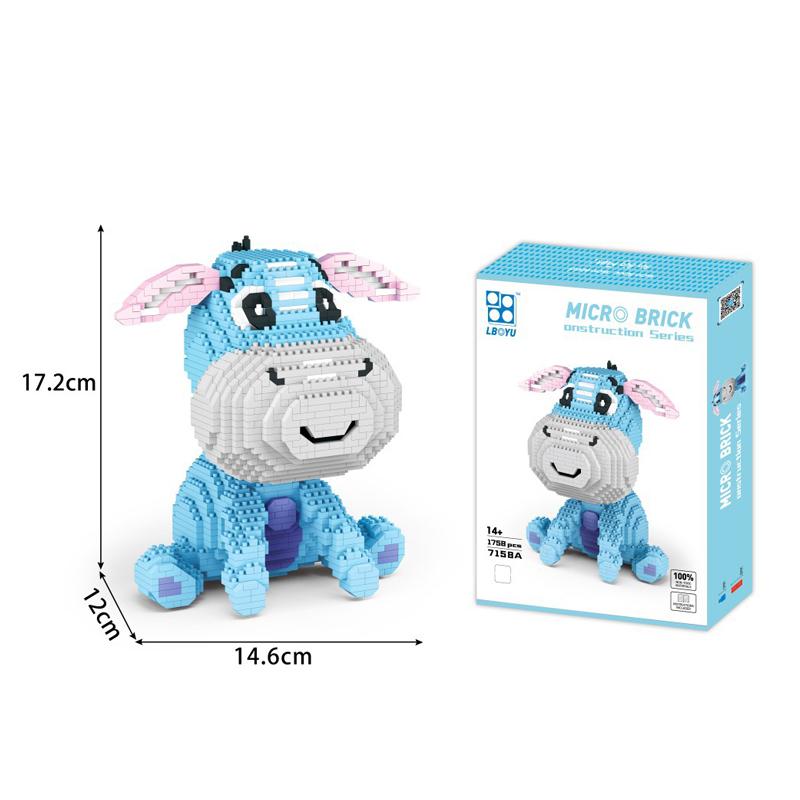 1856Pcs+ Cartoon Nano Blocks Lion Timon Pumbaa Figures Diamond 3D Model Micro Building Blocks for Adults Mini Bricks Mini Block