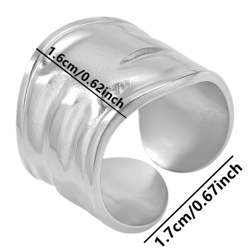 1/5pcs Silver Color Snake Beads Round Heart Stainless Steel Rings For Women Men Accessories Vintage Jewelry Finger Ring Anillos