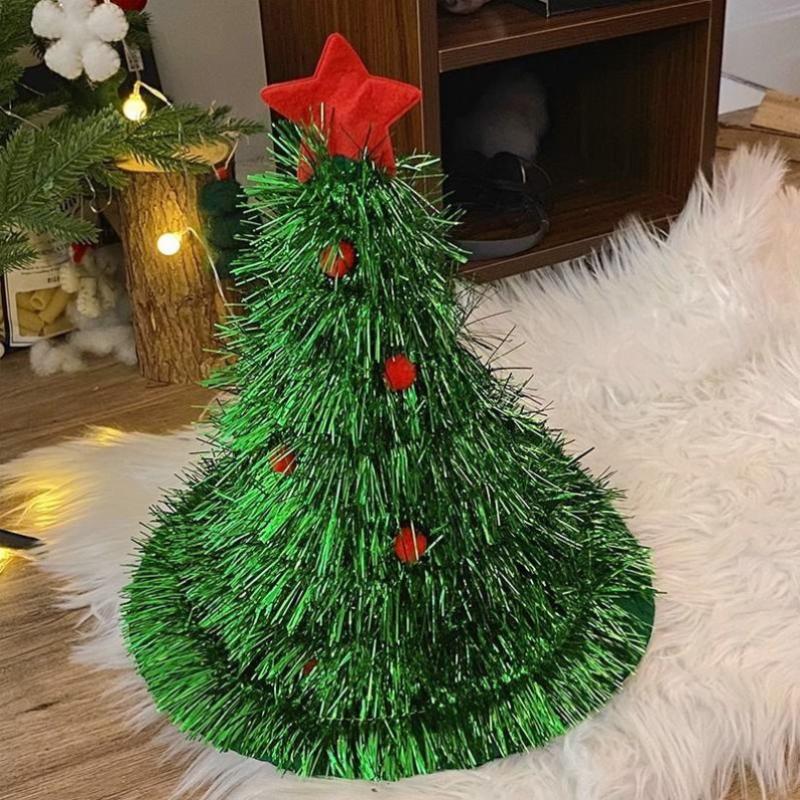 Christmas Hat, Christmas Decoration Hat, Small Christmas Tree, Shooting And Setting Props, Children'S And Adult Headwear