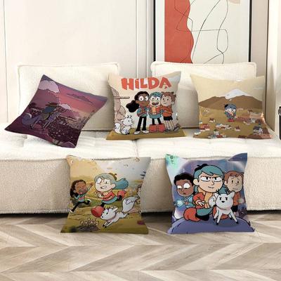 Cartoon H-Hilda Pillow Anime Pillow Sofa Bed Head Pillow Cover Cushion Cover 45x45 Cm Fashion