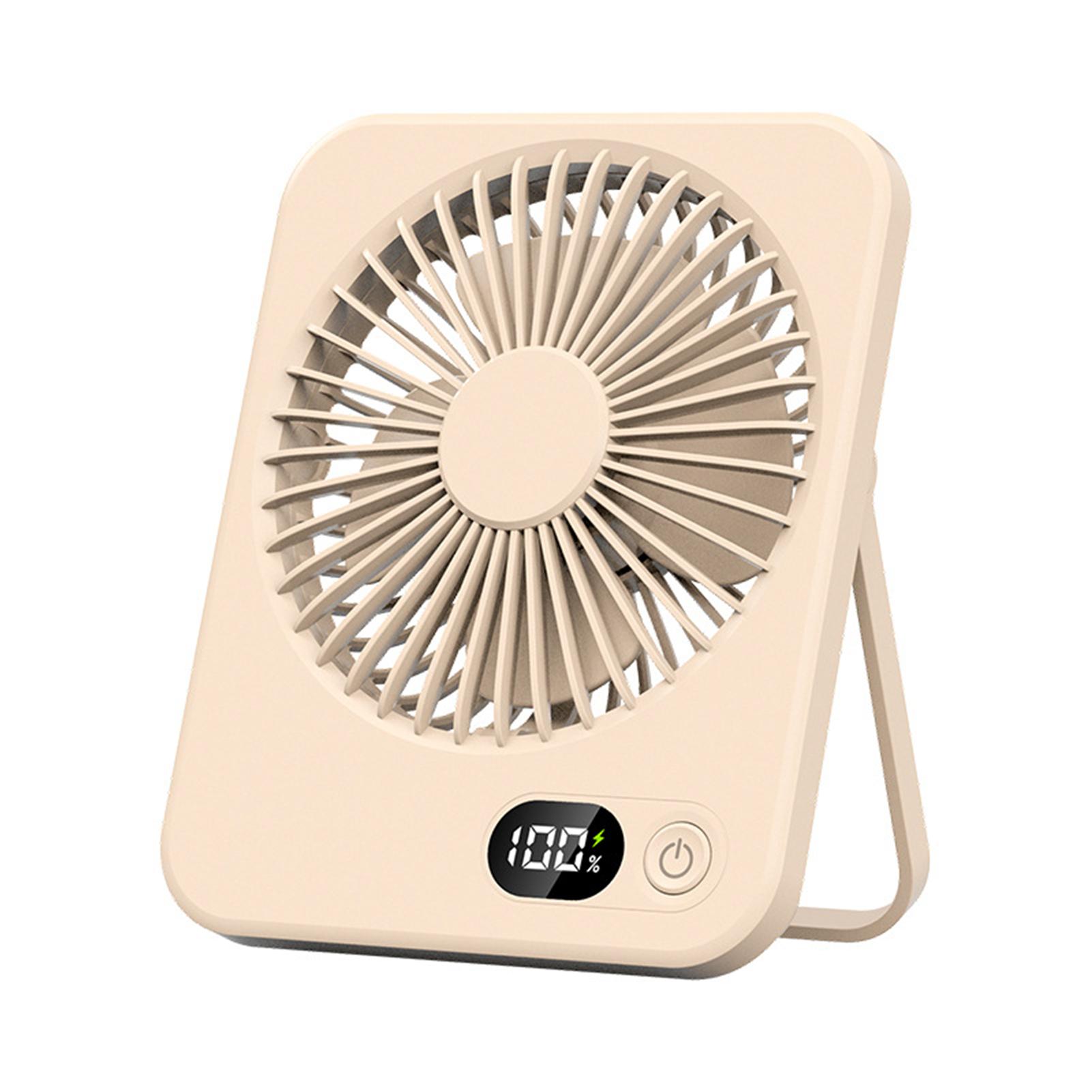 

ABS Portable Fan With Five Speed Adjustable Wind Speed Rechargeable Portable Fan Mini Portable Fan