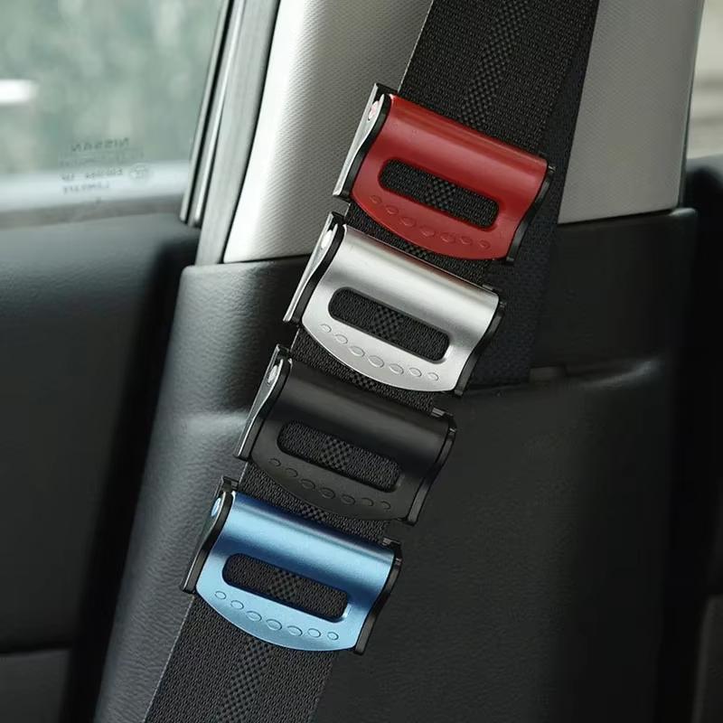 2/4PCS Adjustable Car Safety Belt Buckle Clips  Seatbelt Stopper Slip-Resistant Seat Belt Buckle Fixing Clip Car Accessories