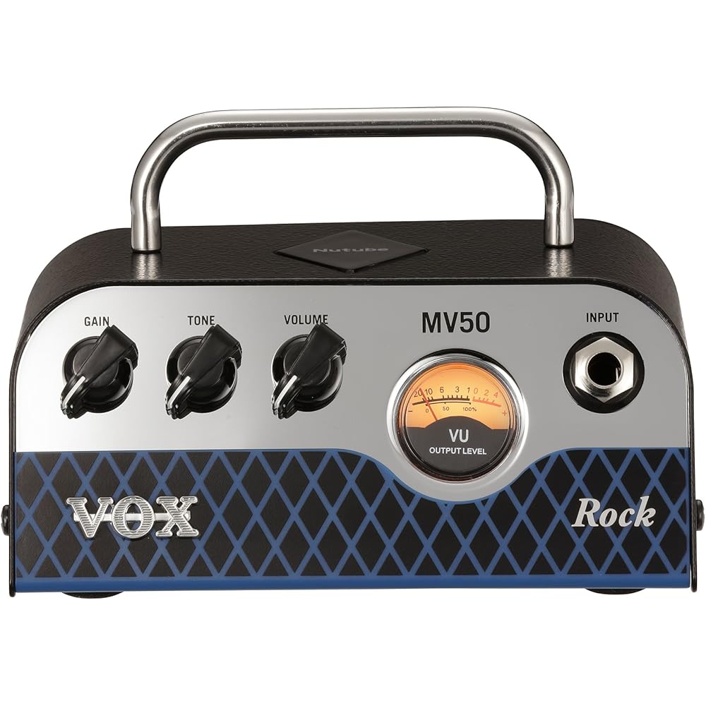 VOX Nutube equipped ultra-compact head amplifier for guitars, MV50 Rock, surprisingly lightweight...