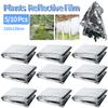 5/10 Pcs Silver Mylar Highly Reflective Film for Grow Foil Tent Room Garden Greenhouse Farming Increase Plant Growth 210x120cm