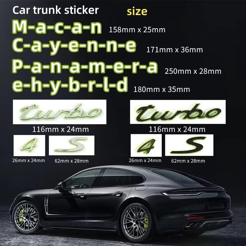 

3D ABS логотип боковое крыло эмблема задний багажник значок автомобиль наклейка аксессуары для S e-hybrld 4 turbo 4-Black