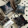 Game AAssassinSCreed Logo Decorative Room Aesthetics Pillow Case Home Decor Bedroom Sofa Bed Couch Pillow Cover X