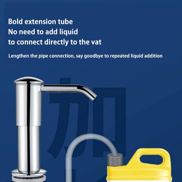 Liquid Soap Dish Soap Dispenser Kitchen Countertop Soap Dispenser Sink Dispenser Hand Cleaner Holding Tools Kitchen Pressure