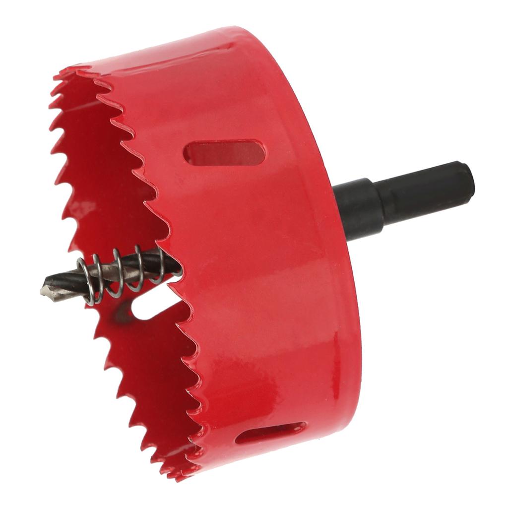 90mm Lochsäge Metallschneider Bohrer Zahnschneiden für Aluminium Holz Kunststoff Gipskarton