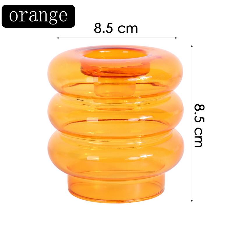 

Стеклянный подсвечник 2 в 1, вазы для украшения комнаты, аксессуары, подсвечник, обеденный стол, домашний декор, европейское свадебное украшение 03