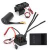 3660 3800KV Brushless Motor 80A ESC+Programmer Card Motor Heat Sink Set for 18 RC Car