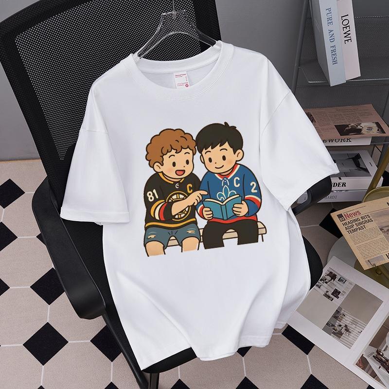 

Heated Rivalry 24 Letter Tshirts 2026 New Unisexs Womens Retro Fashion Short Sleeved Cotton Casual Aesthetic Tshirts Streetwear S