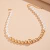 Imitation Pearl and Big Ball Beaded Choker Necklace for Women Short Beads Chains Collar On Neck Accessories 2026 Fashion Jewelry