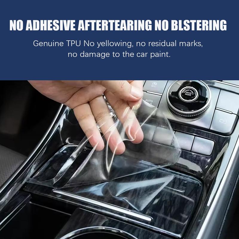 For KIA Seltos KX3 2024   interior Accessories film transparent TPU PPF Gear Panel Center Console Anti-scratch Sticker