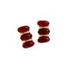 European and American Style Women's Earrings Geometric Inlaid Gemstone Design Metal Stud Earrings Versatile High-end Earrings