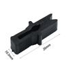50 Pcs Black Film Fixing Clip Plastic Resistant To Sunlight and Rain Greenhouse Clamp 26 X10.5mm for Fastening Film Sliding Clip