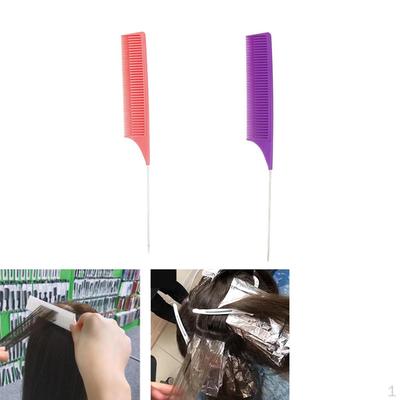 Professional Weaving Highlighting Foiling Hair Comb For Styling 2pcs