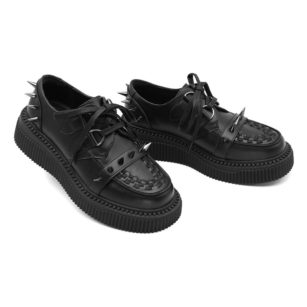 Summer Gothic Platform Boots Punk Rock Chunky Heel Shoes for Women Edgy Sweet Style