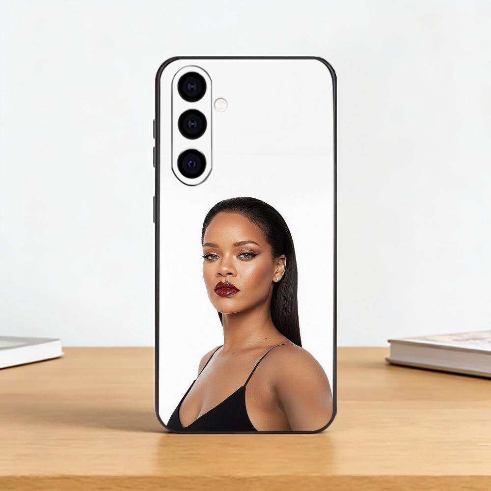 Hot S-singer R-Rihannas Phone Case For Samsung Galaxy A73,A72,A71,A70,A53,A52,A51,Others Soft Black Cover