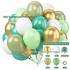 Neues Jahr Matt Glitzer Metallisch Latex Ballon Set für Dekorative Foto Atmosphäre