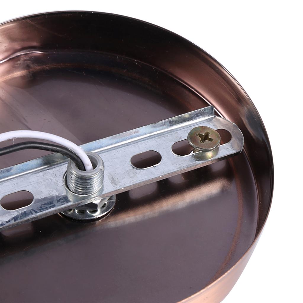 E27 Modern Vintage Ceiling Light Wall Lamp Bulb Holder Socket 180 Degrees  Rotating Red Bronze