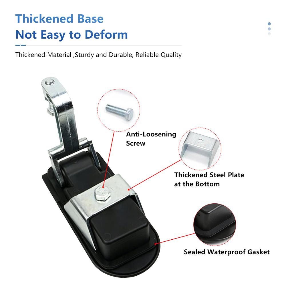 For Southco C5 Compression Latch Zinc Alloy Electric Equipment Push Button Trigger with Key Unlock Sealed Lever Latches