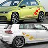 Car Racing Lattices Sticker for Volkswagen-POLO Golf CC GTI-R LINE-R WRC-TSI Auto Body Side Door Decor Vinyl Decal DIY Sticker