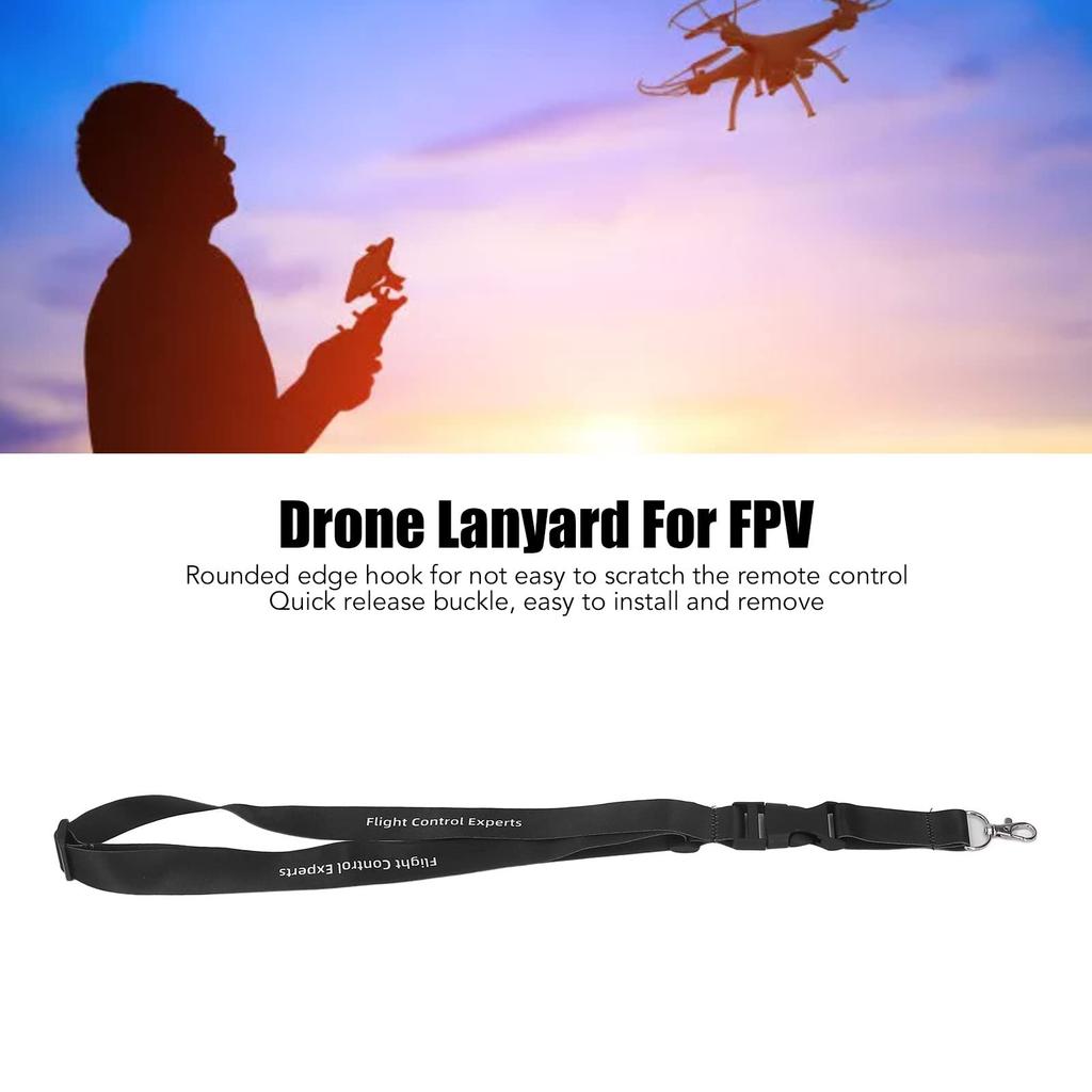 Drone Controller Strap, Hands-Free Neck Strap with Quick Release Buckle, Adjustable for Avata FPV Remote Controller