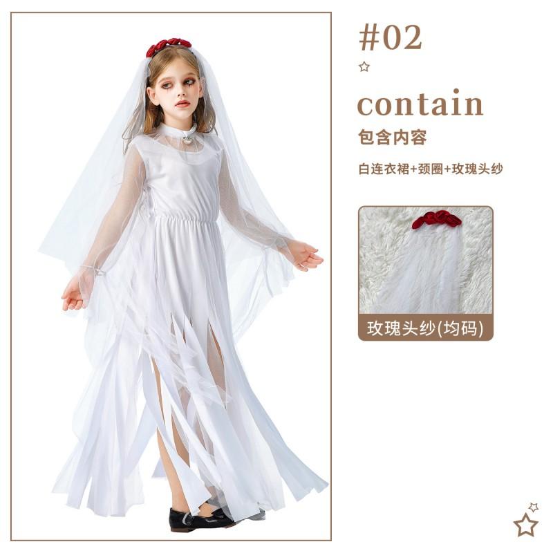 Girls Halloween Costume Devil Bride Vampire