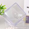 Thickened Square Acrylic Hydroponic Planter, Clear Display Box for Plants, High-End Specimen Container for Home Office