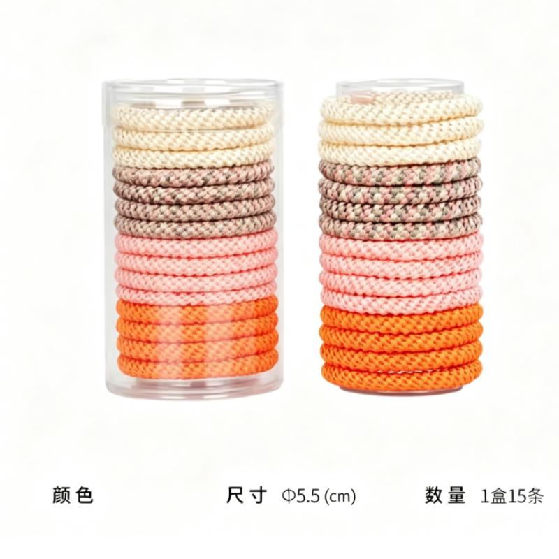 15pz Elastici per Capelli Alta Elasticità Stile Erling Haaland, Nuovi Colori Estivi Coordinati Accessori per Capelli Versatili Premium Porta Coda