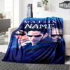 Matrix Three Characters In Dark Suits And Sunglasses Against A Digital Background Lightweight Personalized Blanket Personalized Name Comfortable Great