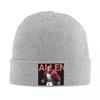 Allen The Alien Logo Invincible TV-Serie Warme Strickmütze Winter Strickmütze Mütze Beanie Hip Hop Kappen für Unisex