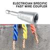 Wire Twisting Tools 6mm Hexagonal Handle Electrician Quickly Twister 1.5-6 Square 2-6 Way Twister Wire for Power Drill Drivers