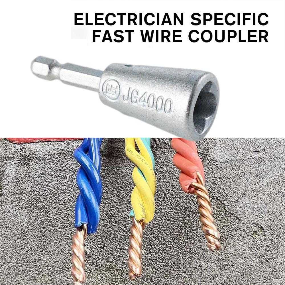 Wire Twisting Tools 6mm Hexagonal Handle Electrician Quickly Twister 1.5-6 Square 2-6 Way Twister Wire for Power Drill Drivers