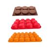 Round Silicone Mold for Muffins, Puddings, Cakes, and Candles (6-12-24 Cup)
