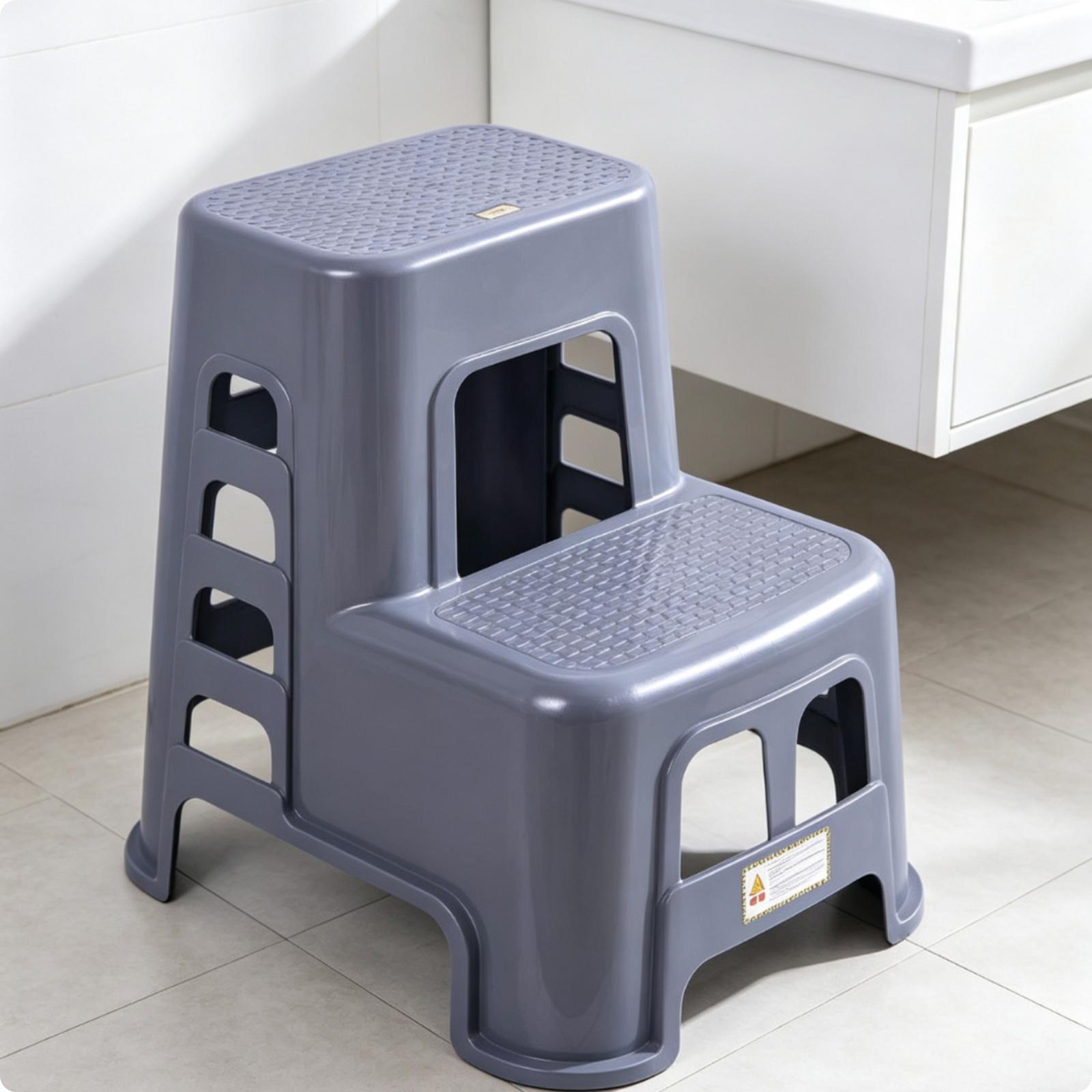 2-Step Stool Secure Two-Step Space-Saving for