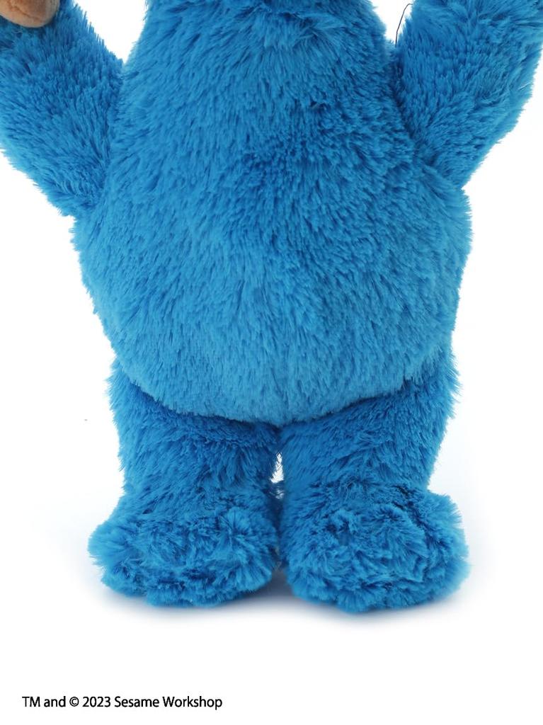 Street Plush Toy S Cookie Monster SSMULG239002 BLU Free Size [Sesame Market] Women's