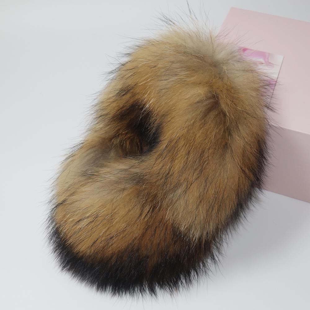 New Real Fox Fur Earmuffs For Winter Women Warm Natural Raccoon Fur Earmuffs Girls Ear Warmer Genuine Fur Scarves Plush Ear Muff