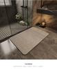 Minimalist Quick-Dry Absorbent Diatomaceous Earth Bathroom Floor Mat - Non-Slip, Wear-Resistant Foot Pad for Toilet Entrance