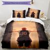 Set di biancheria da letto con 3 pezzi a tema Kuroko's Basketball2, set copripiumino include copripiumino e federe, perfetto per la decorazione della camera da letto in ogni stagione e come regalo