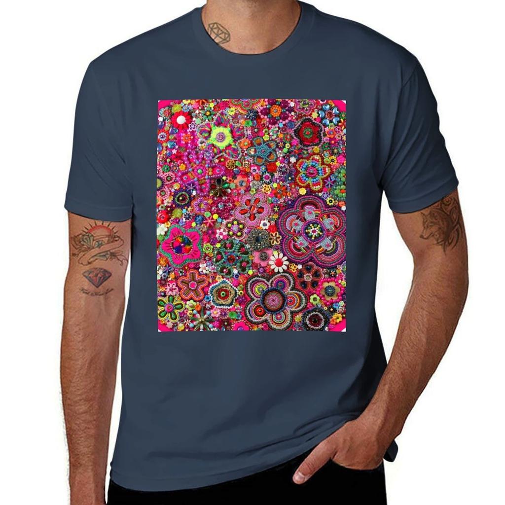 Flower Garden Tshirt Quick Dry Outdoor Sports Tshirt