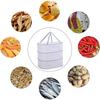 Herb Drying Rack Hanging Mesh Net for Plants Hanging Drying Fish Net Foldable Hanging Mesh Dryer for Buds Hydroponics Flowers Vegetables Clothes Doll