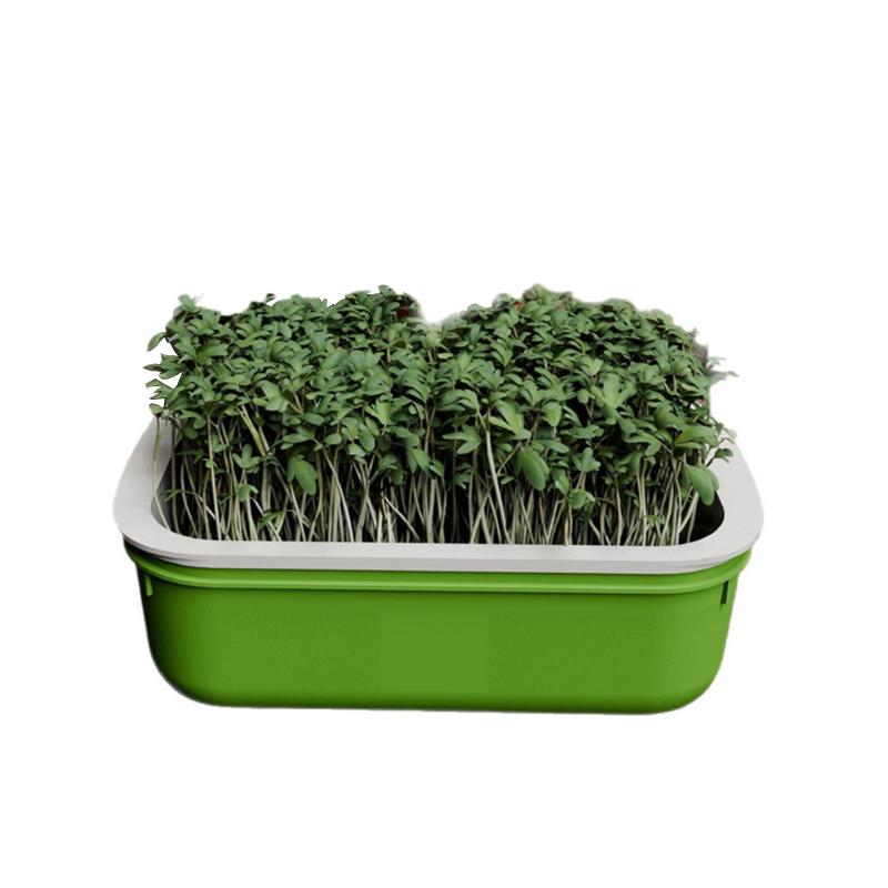 1Pcs Double Layer Germination Tray Plastic High Ventilation Hydroponic Planting Tray Cultivation Pot Grid Design Sprout Tray