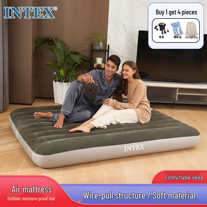 INTEX Tragbare aufblasbare Luftmatratze
