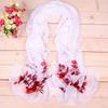 Brand Spring Summer Scarf Luxury Design Long Cape Shawl Fashion Chiffon Scarf  For Women Girls