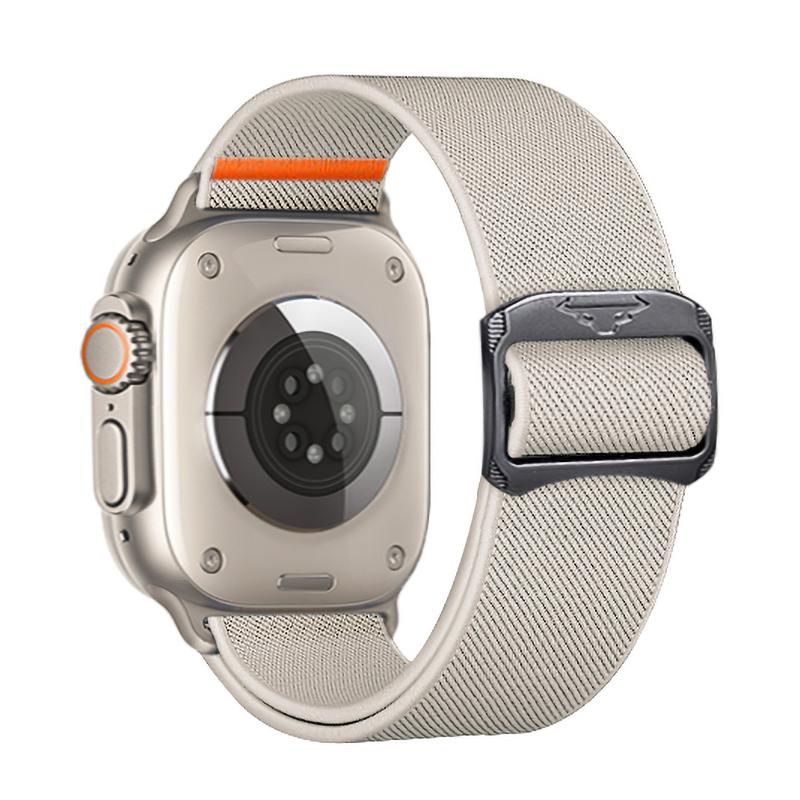 Nylon Strap for Apple Watch Ultra 2 Band 49mm 9 8 7 45mm 41mm 44mm 40mm 42mm Braided Elastic Bracelet for IWatch Series 6 SE 5 4