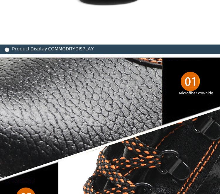 Steel Toe Cap Black Work Boots: Anti-Smash & Puncture-Resistant Safety Shoes